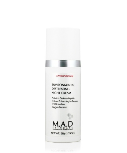 Фото | картинка Восстанавливающий ночной крем «Антистресс» (MAD/Environmental Destressing Night Cream/50гр/00119)
