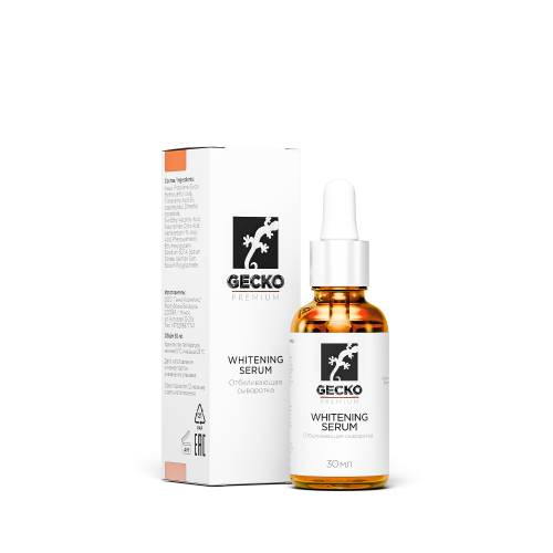Фото | картинка *Сыворотка отбеливающая WHITENING SERUM (Gecko/30мл)