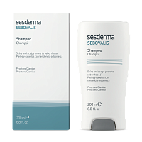 Фото | картинка *Шампунь для волос при себорейном дерматите Hair shampoo SEBOVALIS (SESDERMA/200 мл/40004241)