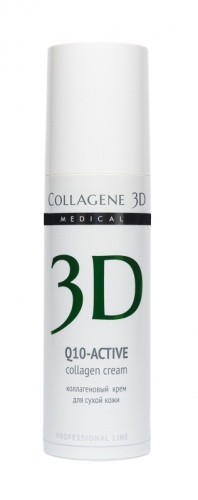 Фото | картинка Коллагеновый крем для лица с коэнзимом Q10 и витамином Е (Collagene3D/Q10-activ/30мл/006131)