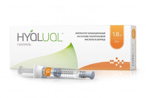 Фото | картинка Hyalual (Гиалуаль) 1,8% 2мл