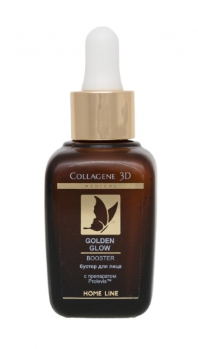 Фото | картинка Бустер для лица с препаратом Prolevis (Collagene3D/GOLDEN GLOW/30мл/011494)