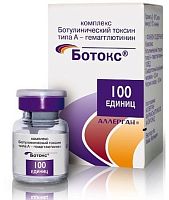 *Ботулиничиский токсин типа А  (Ботокс/ALLERGAN/100ед/201929)