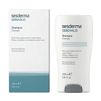 Фото | картинка *Шампунь для волос при себорейном дерматите Hair shampoo SEBOVALIS (SESDERMA/200 мл/40004241)
