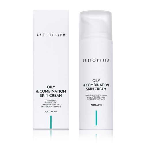 Фото | картинка *Крем для жирной и комбинированной кожи лица (АНГИОФАРМ/50мл/AA08)