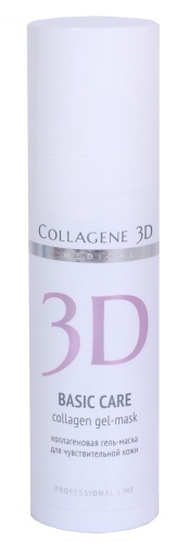 Фото | картинка Коллагеновая гель-маска для чувствительной кожи (Collagene3D/BASIC CARE/30мл/001594)