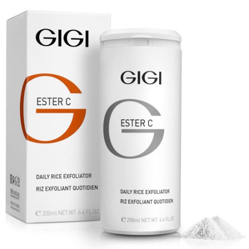 Фото | картинка *Рисовая пудра-эксфолиант для очищения и микрошлифовки кожи всех типов (GIGI/ESTER C/200мл/19080)