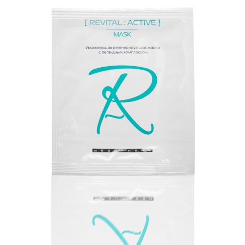 Фото | картинка Маска-гель с пептидным комплексом после процедур (MESOPHARM/REVITAL ACTIVE MASK/25мл/142562)