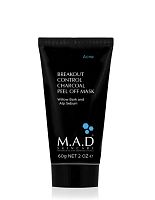 Фото | картинка Отшелушивающая маска-пленка PEEL OFF с углем pH 6.88 (MAD/Charcoal Black Peel Off Mask/60гр/00540)